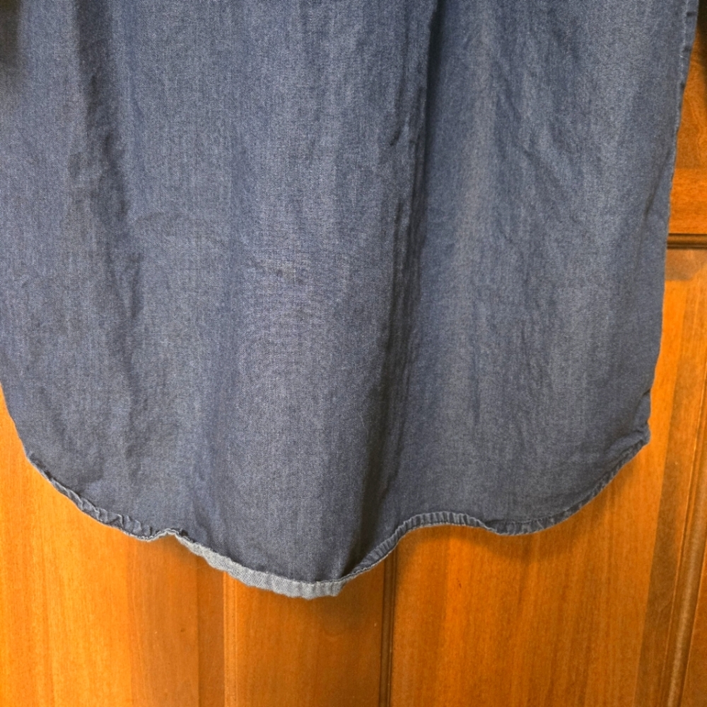 Indication Denim Shirt Dress, M (PTP=19") - Picture 5 of 6